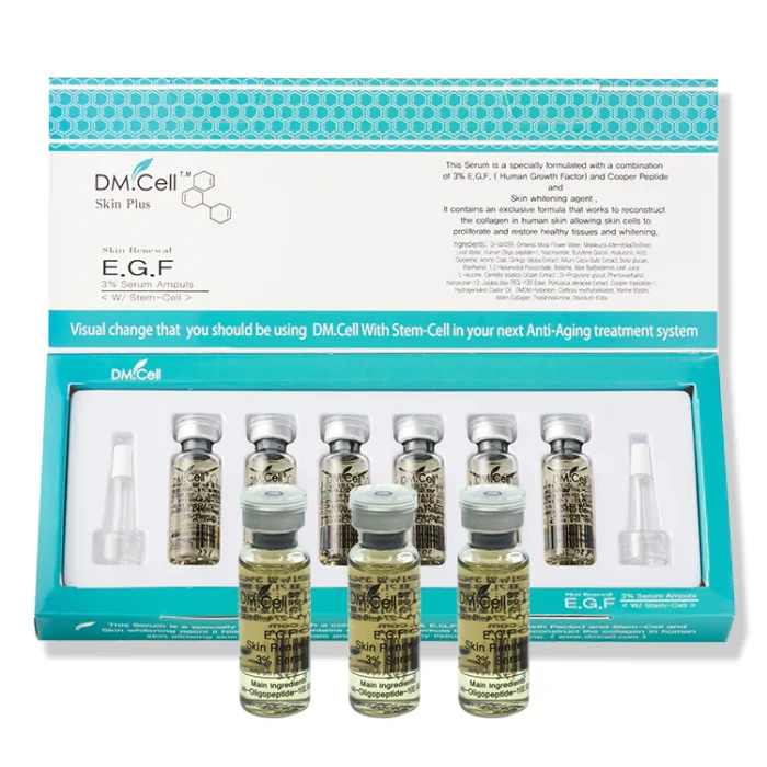 DM Cell - Ampoule - 3% EGF Skin Renewal Ampoule - EGF 5ml*6pcs / 1set - Image 1
